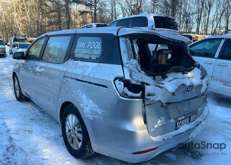 2017 Kia Sedona L из США, поврежденный, VIN KNDMA5C16H6264736